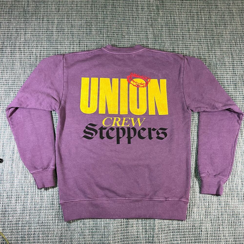Kendrick Lamar x Union Crewneck Sweatshirt Damn Big Steppers Tour Sz S New
